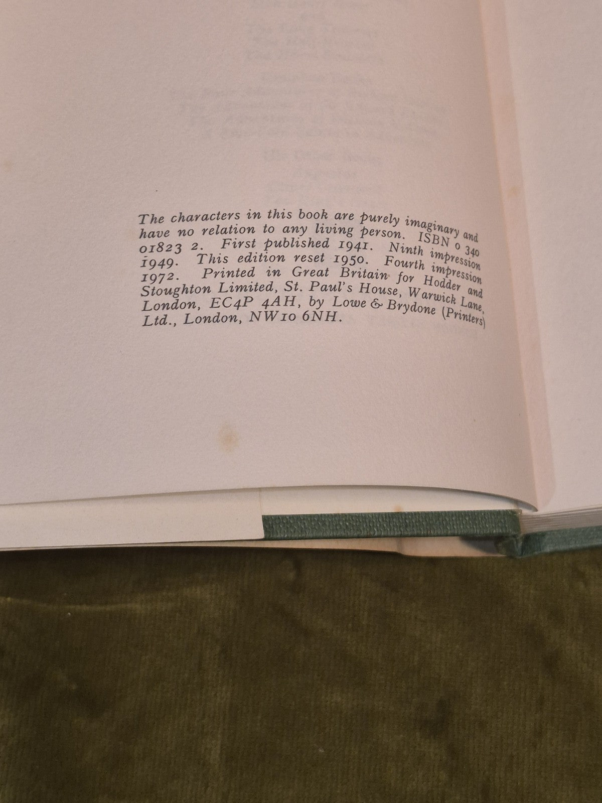 Sick Heart River - John Buchan -Hodder & Stoughton - 1972 HB/DJ4