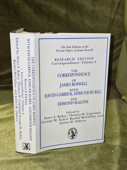 The Yale Editions of the Private Papers / Correspondence of James Boswell  Vol 40