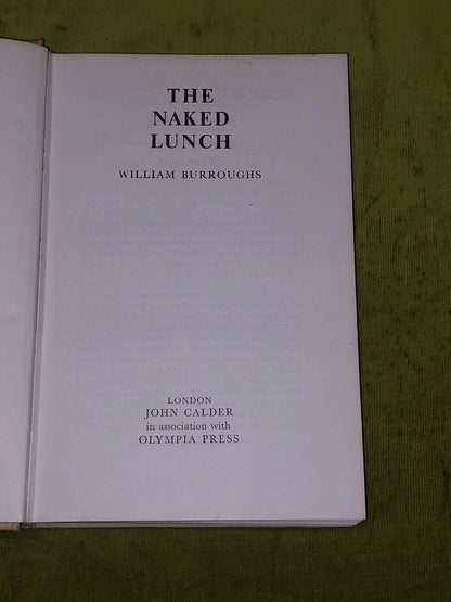 William S Burroughs The Naked Lunch John Calder & Olympic Press (1964)3