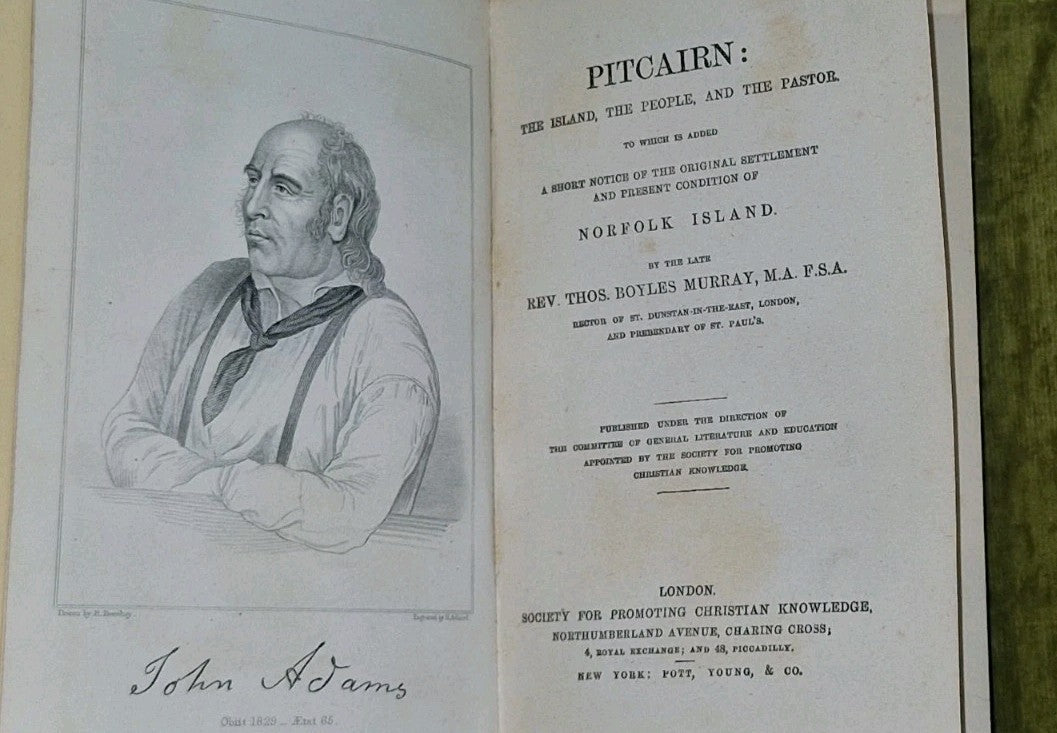 Pitcairn: The Island, The People, The Pastor (1860) presumed 1st. Boyles Murray5