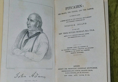 Pitcairn: The Island, The People, The Pastor (1860) presumed 1st. Boyles Murray5