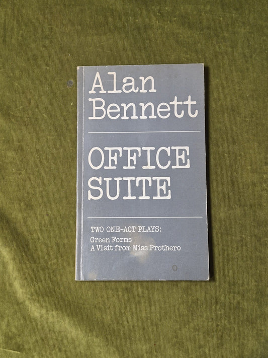 Office Suite by Alan Bennett Faber & Faber 1st Ed 1981 Paperback0