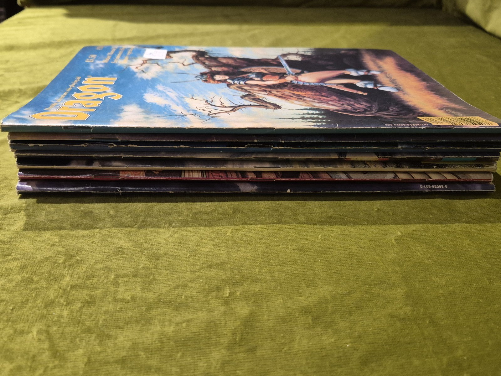 Lot Of 7 Dragon Magazines: Issues 108, 112, 114, 118, 125, 130, 1341