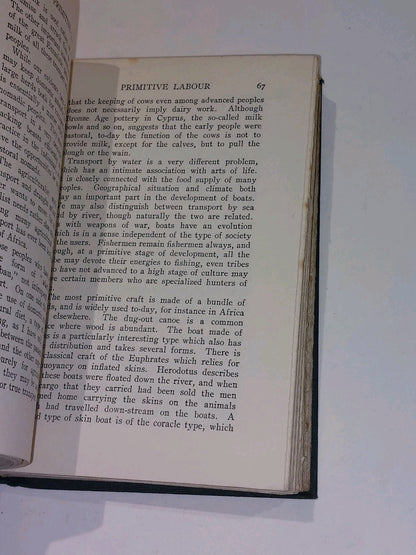 Primitive Labour By L H Dudley Buxton (1924) [Methuen] 1st Ed Hb5