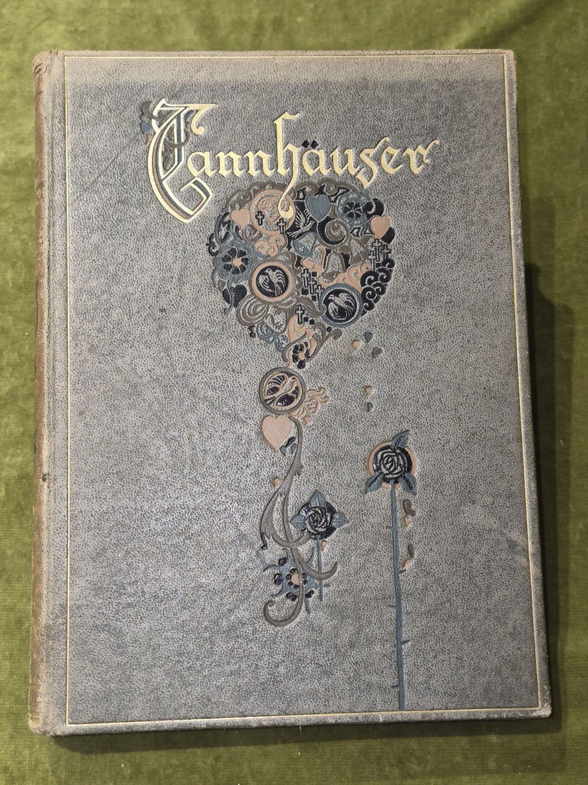 Tannhauser Willy Pogany Publisher's Deluxe Binding Roan Wagner4