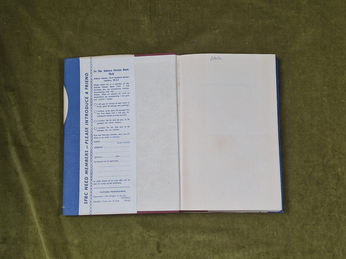A Canticle for Leibowitz - Walter Miller Science Fiction Book Club 1959 HB DJ2