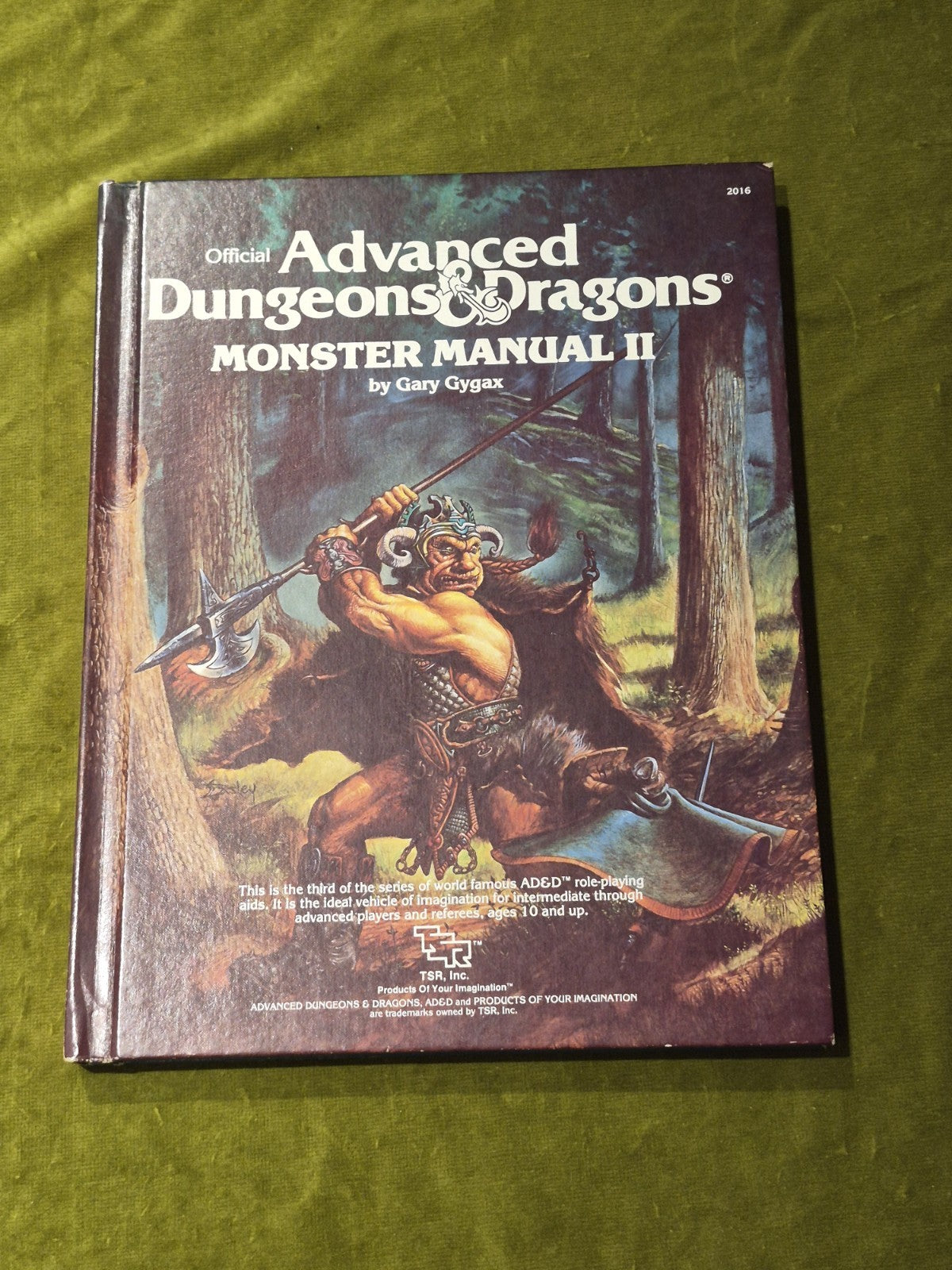Advanced Dungeons & Dragons AD&D Monster Manual II Hardback 2016 TSR 19830