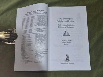 Archaeology to Delight and Instruct: Active Learning in the University Classroom3