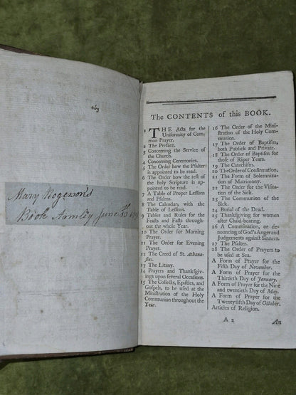The Book of Common Prayer Sacraments Psalter Charles Eyre William Strahan 17737