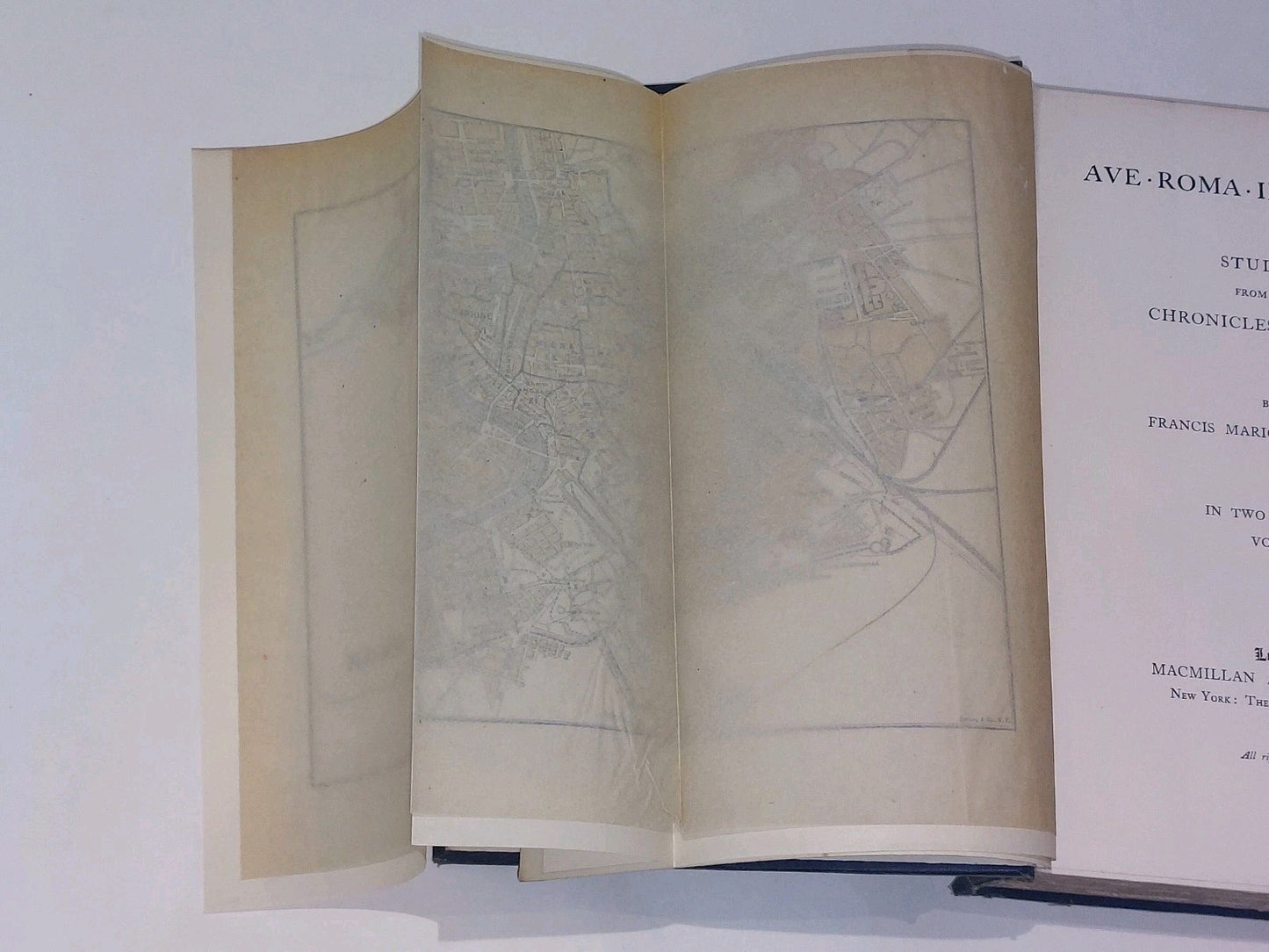 Ave Roma Immortalis By F. Marion Crawford (1899) [Macmillan & Co] 2 Volume Set8