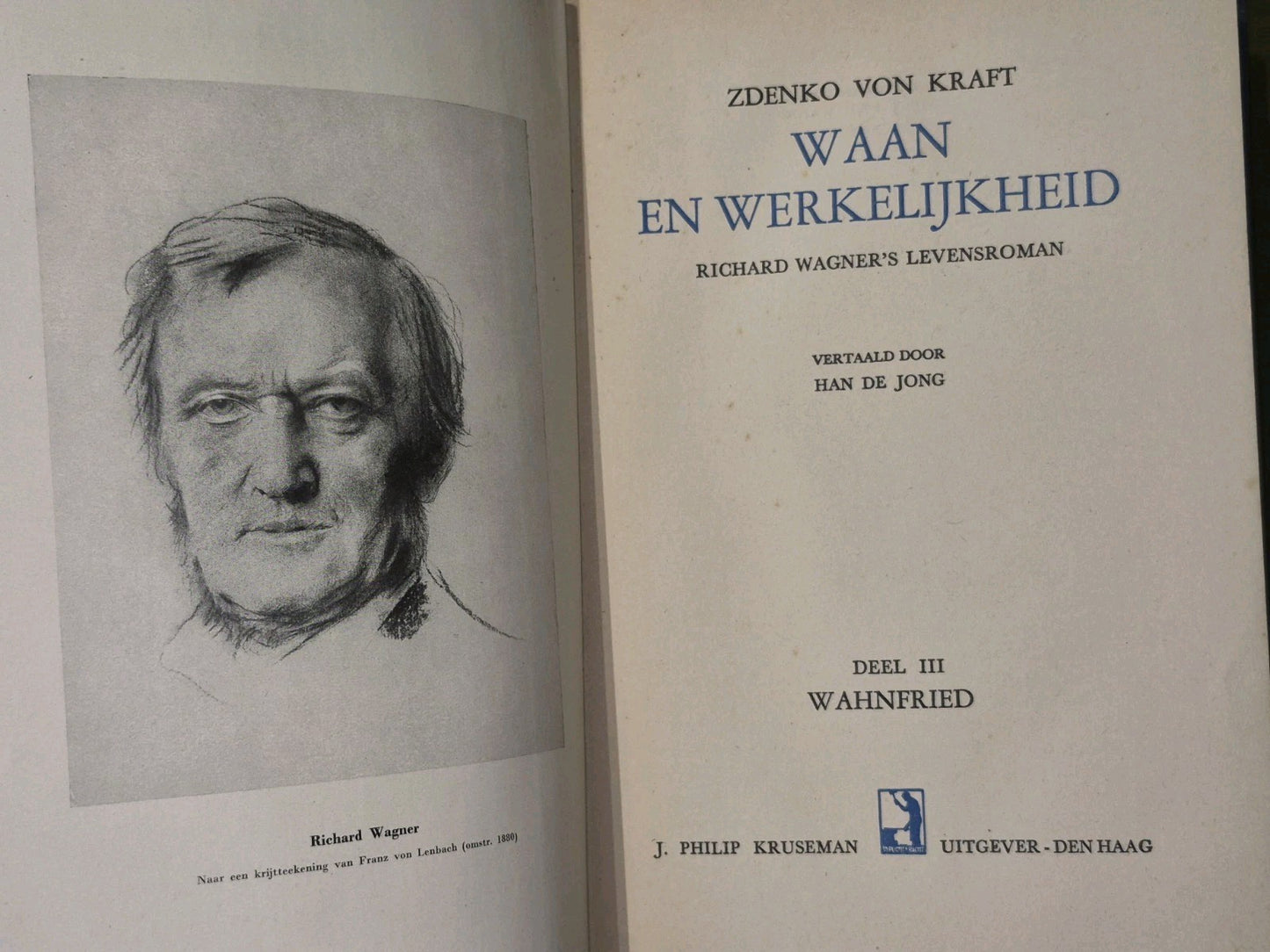 Zdenko Von Kraft Waan En Werkelijkheid Richard Wagner's Levensroman5