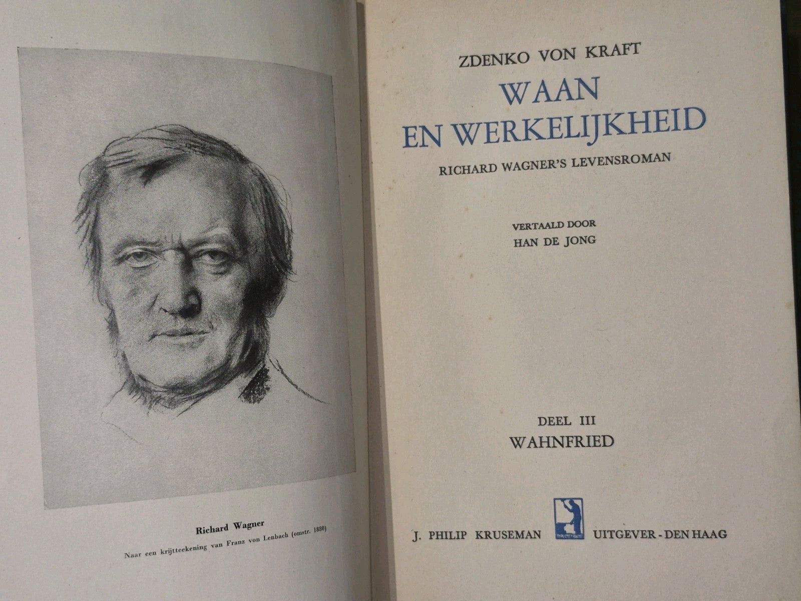 Zdenko Von Kraft Waan En Werkelijkheid Richard Wagner's Levensroman5