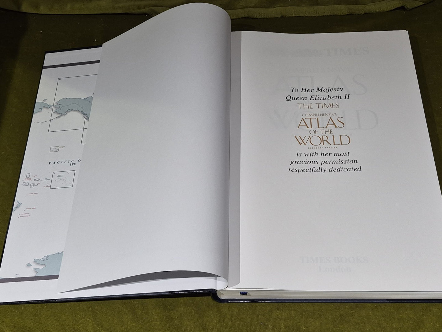 Folio Society TIMES ATLAS OF THE WORLD Leather Slipcase Illustrated 20053