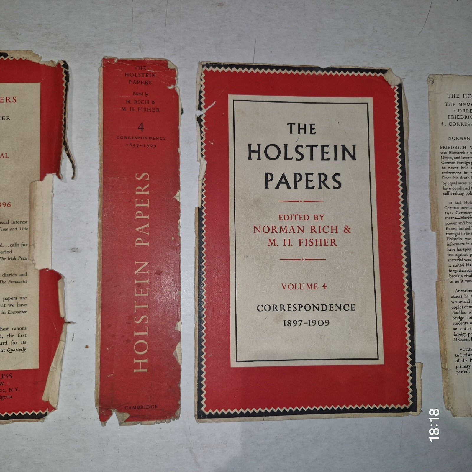 The Holstein Papers Volume IV (Norman Rich & M. H. Fisher - 1963) Vol. 410