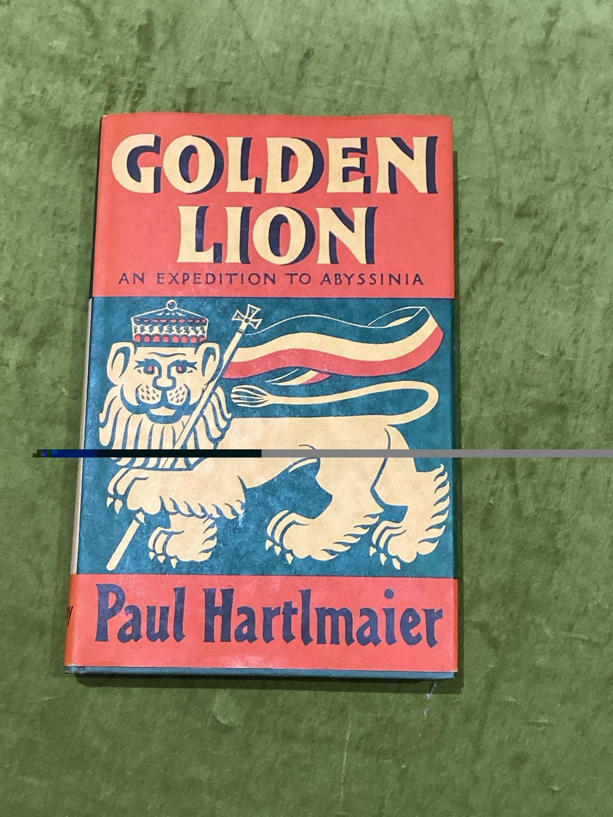 Golden Lion An Expedition to Abyssinia by Paul Hartlmaier (1956) 1st Ed Hb Book0