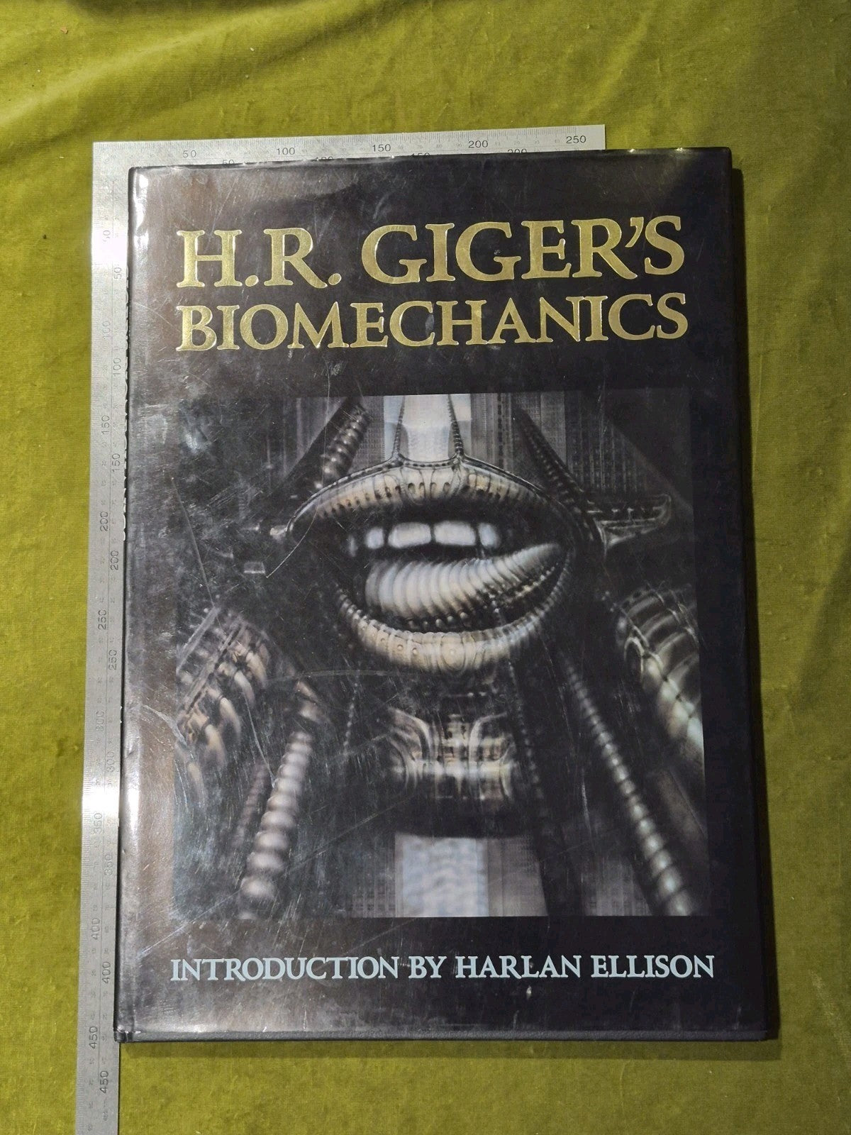 H R Giger's Biomechanics - Morpheus,  intro Harlan Ellison 1994 4th print, HB DJ0