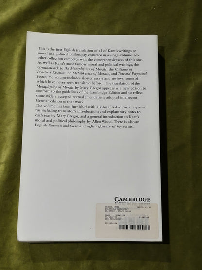 Practical Philosophy (The Cambridge Edition of the Works of Immanuel Kant)1