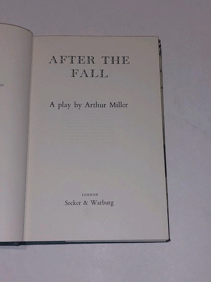 After The Fall by Arthur Miller First UK Edition (1965) Hb Book With Dustjacket4