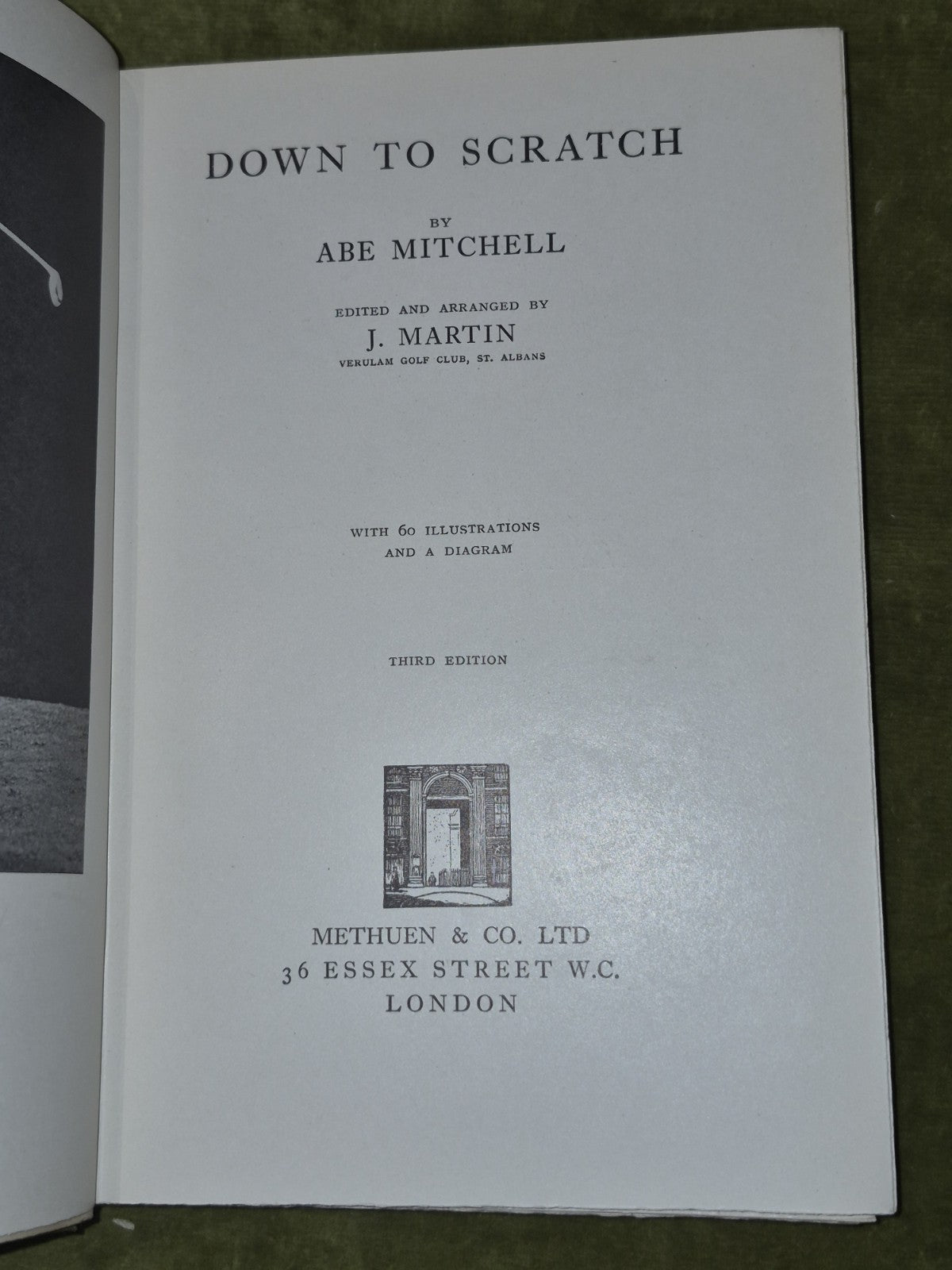 Down to scratch Abe Mitchell 1933 Third Edition4