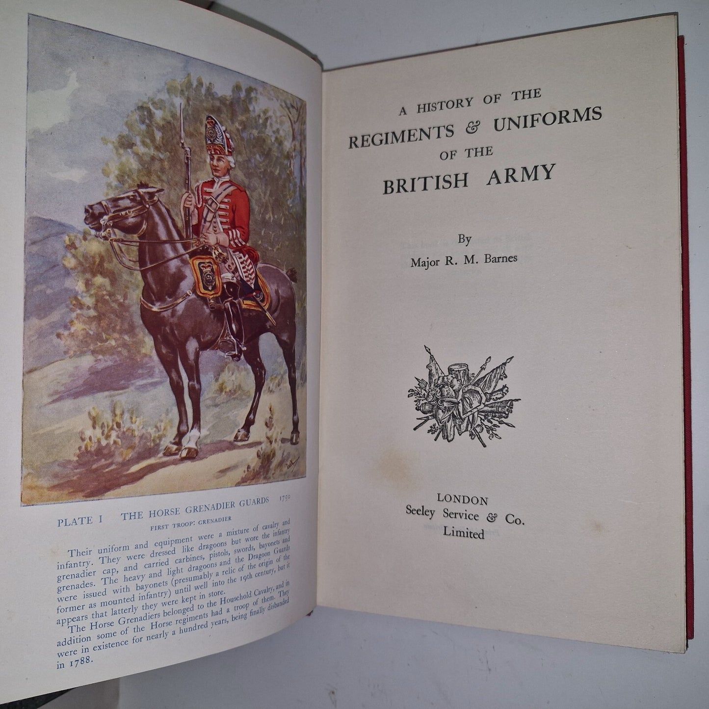 A History Of The Regiments & Uniforms Of The British Army Major R. M. Barnes 1st3