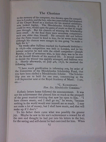 Sir Arthur Sullivan: His Life, Letters And Diaries (1927)4