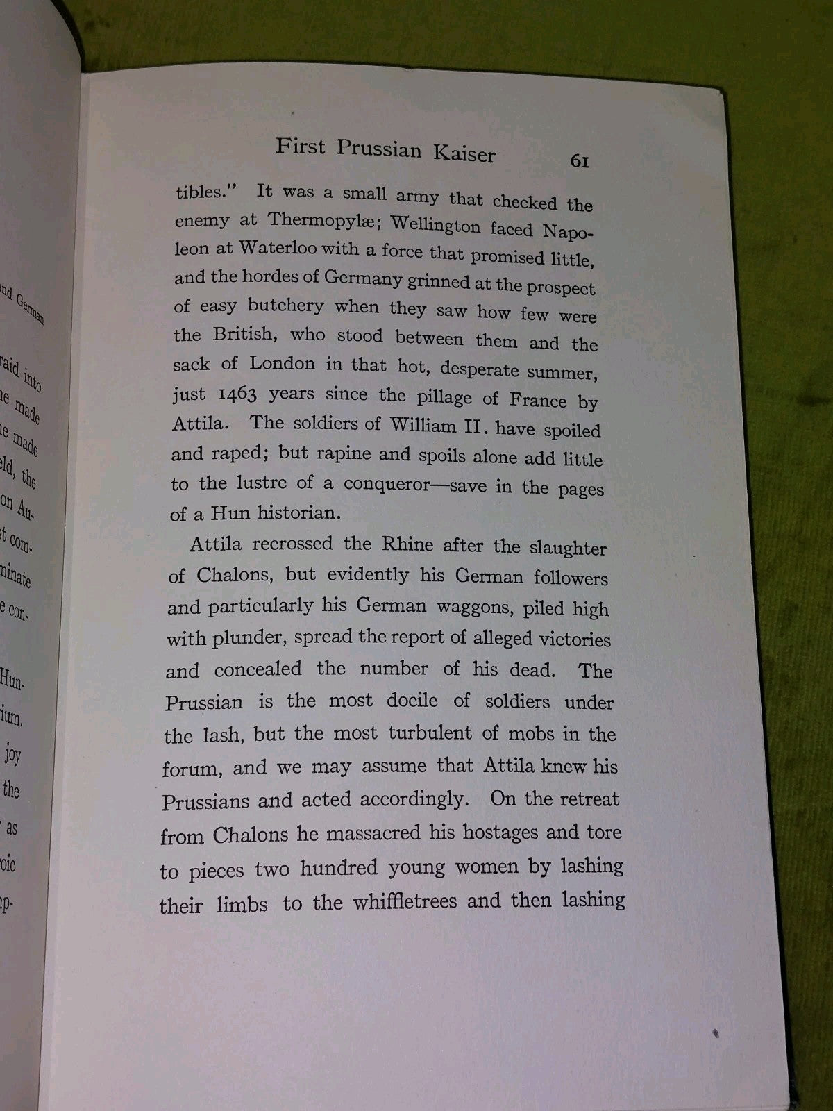 Genseric King of the Vandals and First Prussian Kaiser (1918) Bigelow SIGNED7