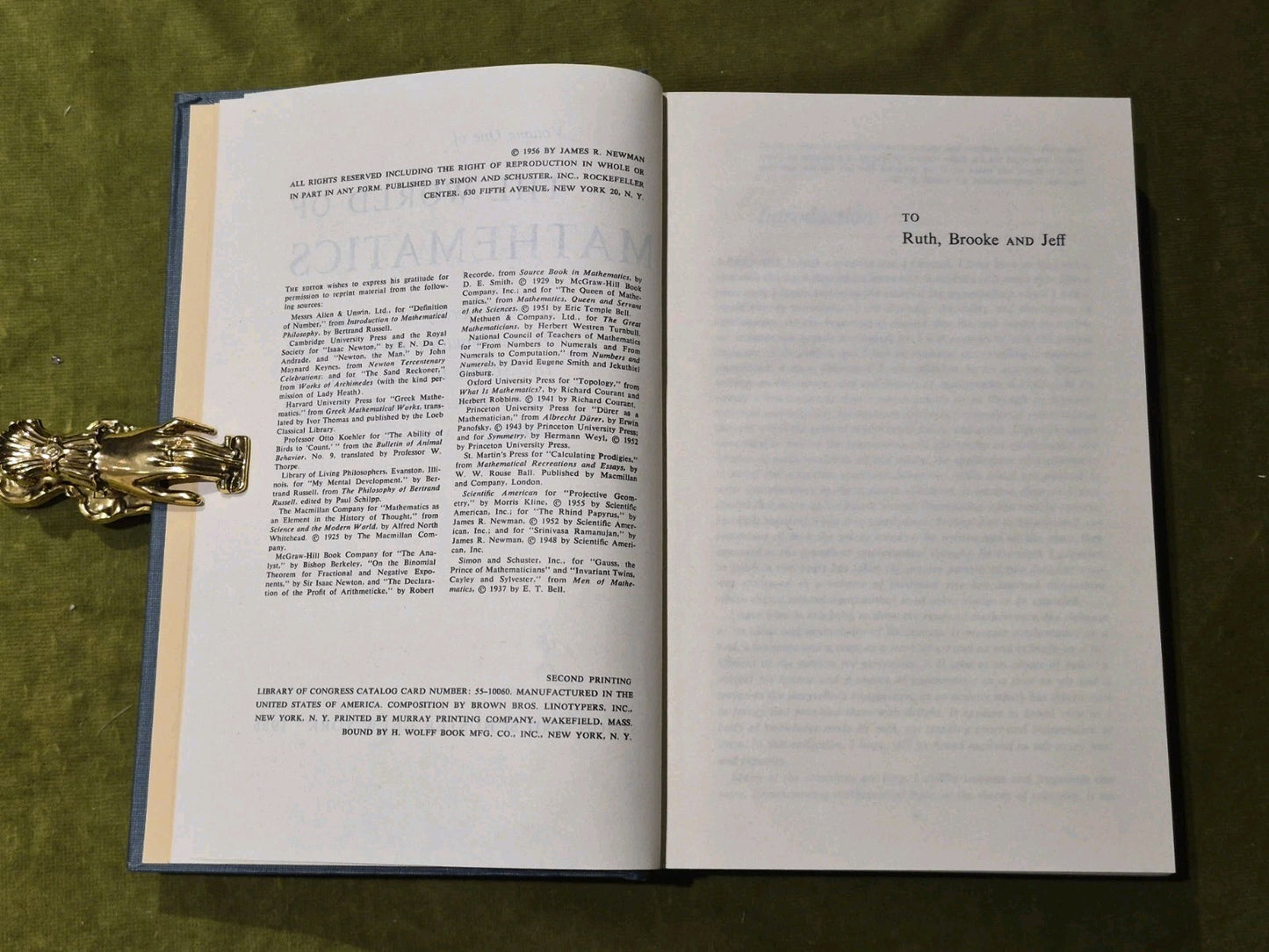 The World of Mathematics Volumes 1-4 in slipcase by James R. Newman 19569