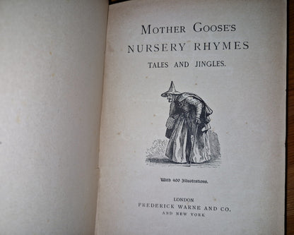 Mother Goose's Nursery Rhymes, Tales, and Jingles. Frederick Warne 1905 London5