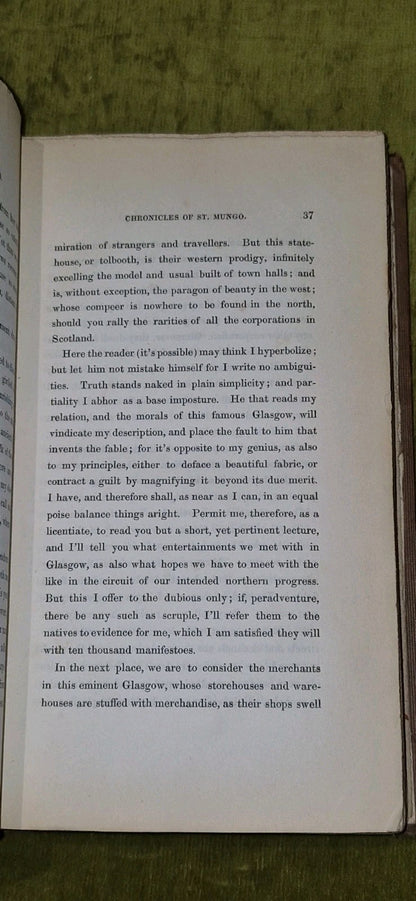 Chronicles of Saint Mungo Antiquities Glasgow (1843) Wallace Harvey 8