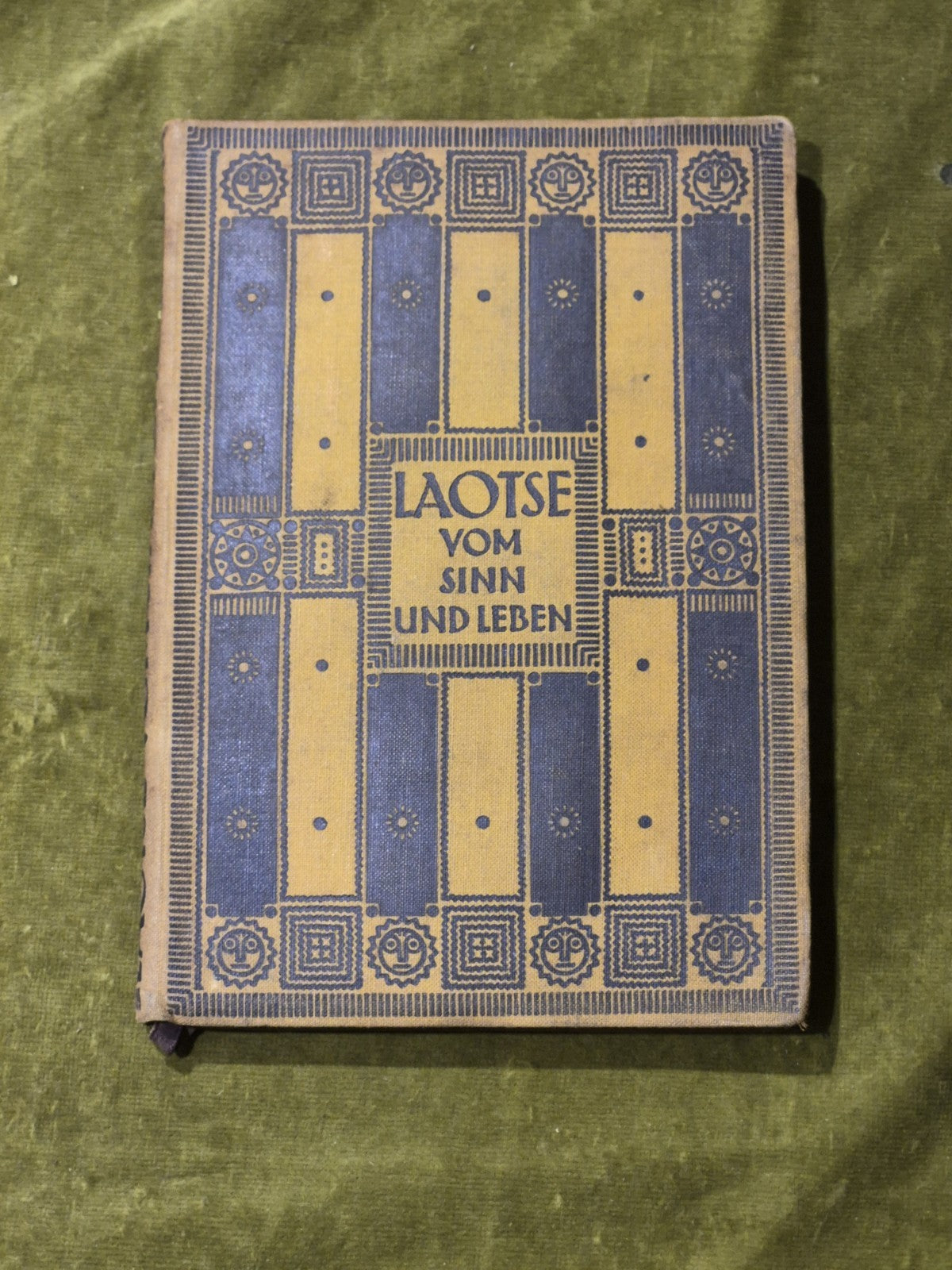 Laotse Tao Te King Das Buch des Alten vom Sinn und Leben Diederichs 1st Ed 19110