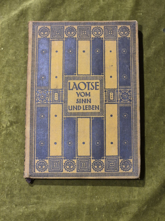 Laotse Tao Te King Das Buch des Alten vom Sinn und Leben Diederichs 1st Ed 19110