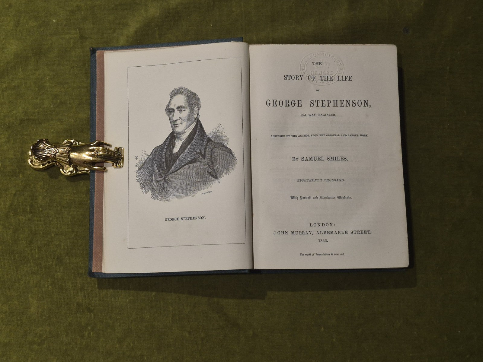 The Story of the Life of George Stephenson Railway Engineer - Samuel Smiles 18634