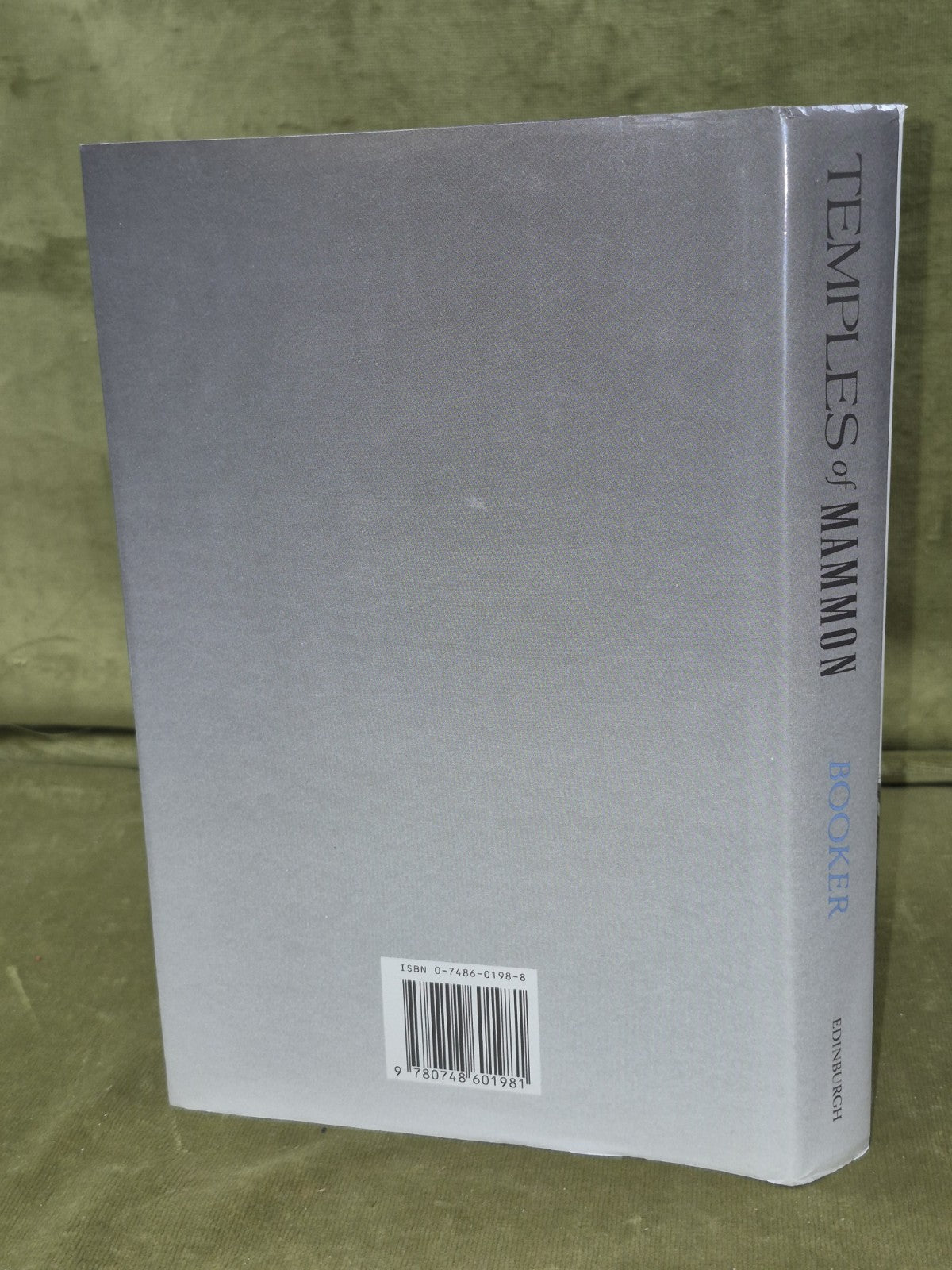 Temples of Mammon: Architecture of Banking John Booker1 19901