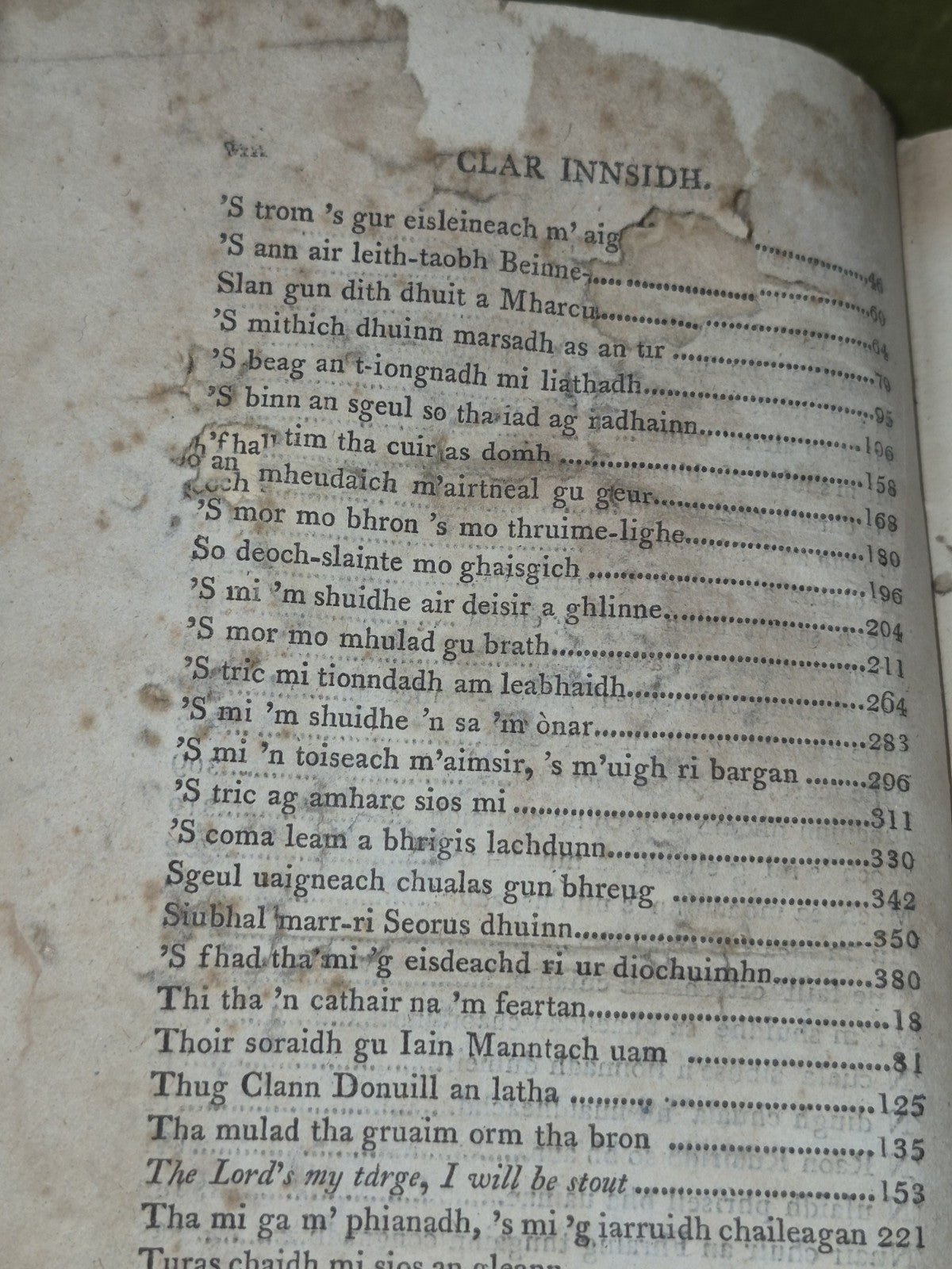 Comhchruinneacha no Dh'Orain Taghta Ghaidhealach 1813 First Patrick Turner9