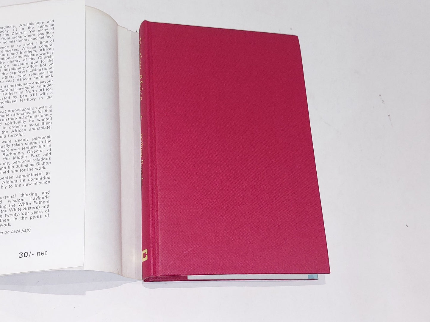 Destiny Africa By William Burridge (1966) [Geoffrey Chapman] Hb Book With Dj2