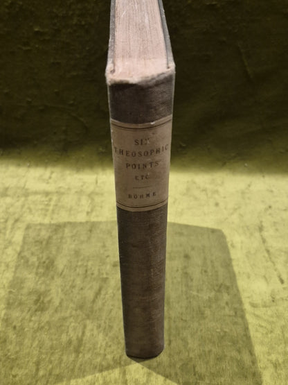 Six Theosophic Points and Other Writings by Jacob Böhme London, 19193
