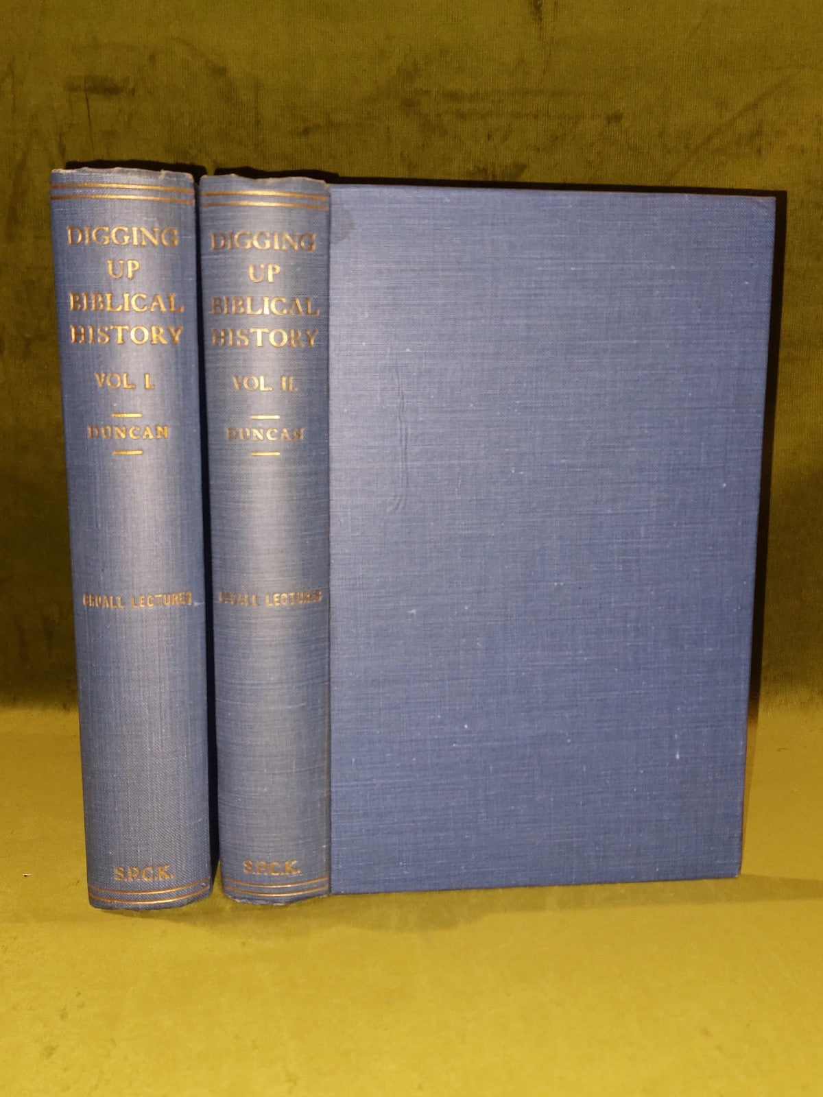 Digging Up Biblical History [Croall Lectures] J. Garrow Duncan (1931) 1st Ed Hb0