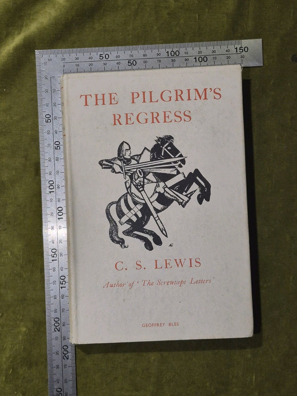The Pilgrim's Regress C S Lewis Geoffrey Bles NEW & REVISED EDITION 1944 Reprint3