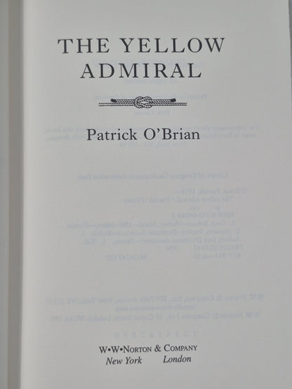 Patrick O'Brian First Edition Wine-Dark Sea Yellow Admiral Blue at the Mizzen7
