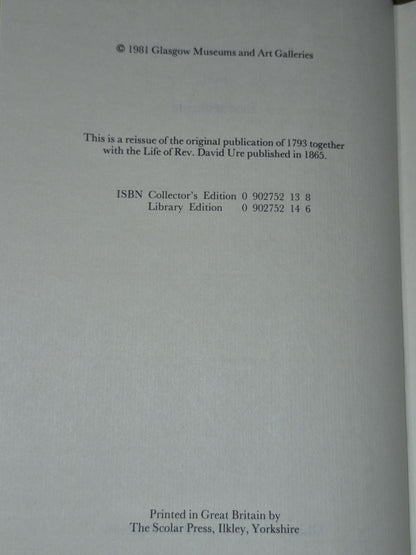 The History of Rutherglen and East-Kilbride (1981 Collector's Reprint) David Ure4