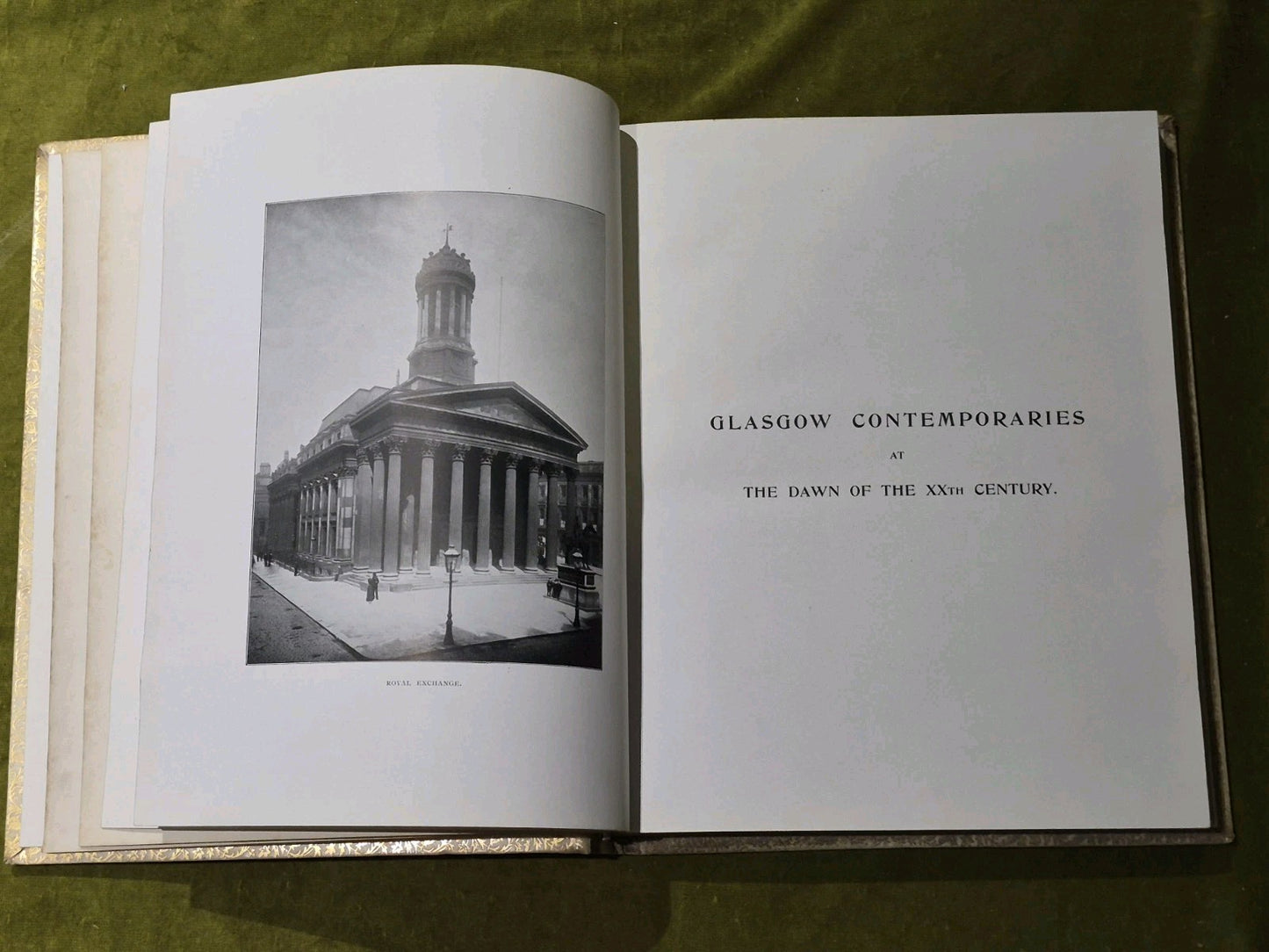 Glasgow Contemporaries At the Dawn of the XXth Century Large Gilded Vellum 19016