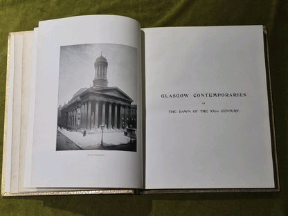 Glasgow Contemporaries At the Dawn of the XXth Century Large Gilded Vellum 19016