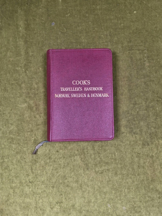 Cook’s Travel Guide To Norway, Sweden and Denmark 19231