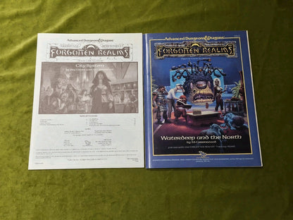 AD&D Forgotten Realms City System Boxed Set + Waterdeep & the North - complete.2