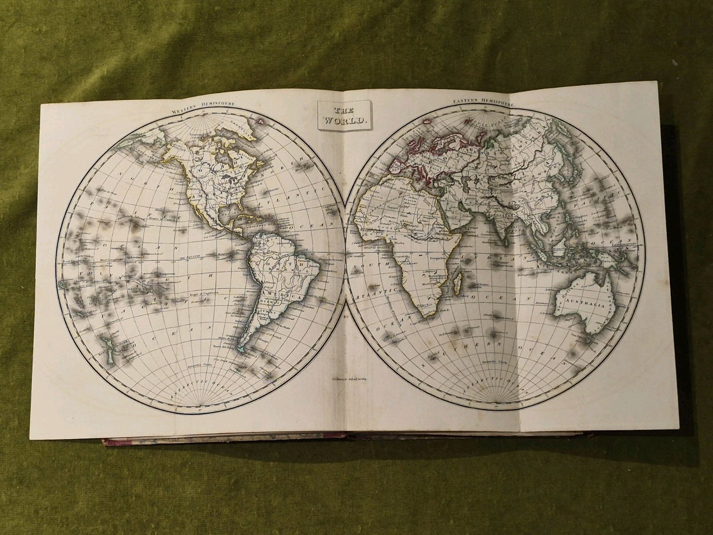 J.C. Russell's General Atlas of Modern Geography - Baldwin & Cradock HB5