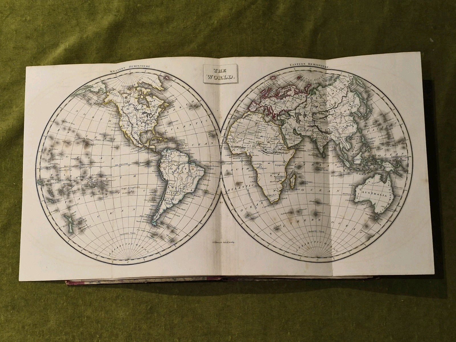 J.C. Russell's General Atlas of Modern Geography - Baldwin & Cradock HB5