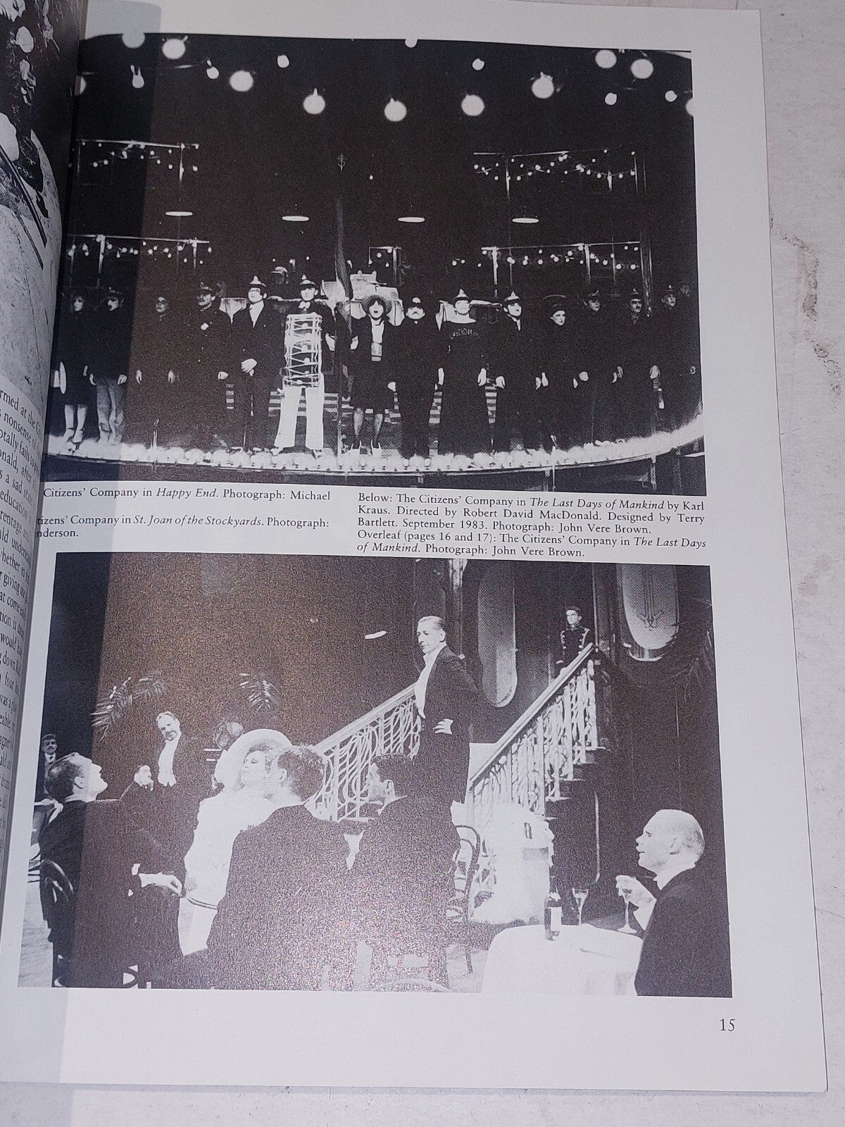 Glasgow Citizen's Theatre Interest, Goethe Medal Lecture, Robert David MacDonald6