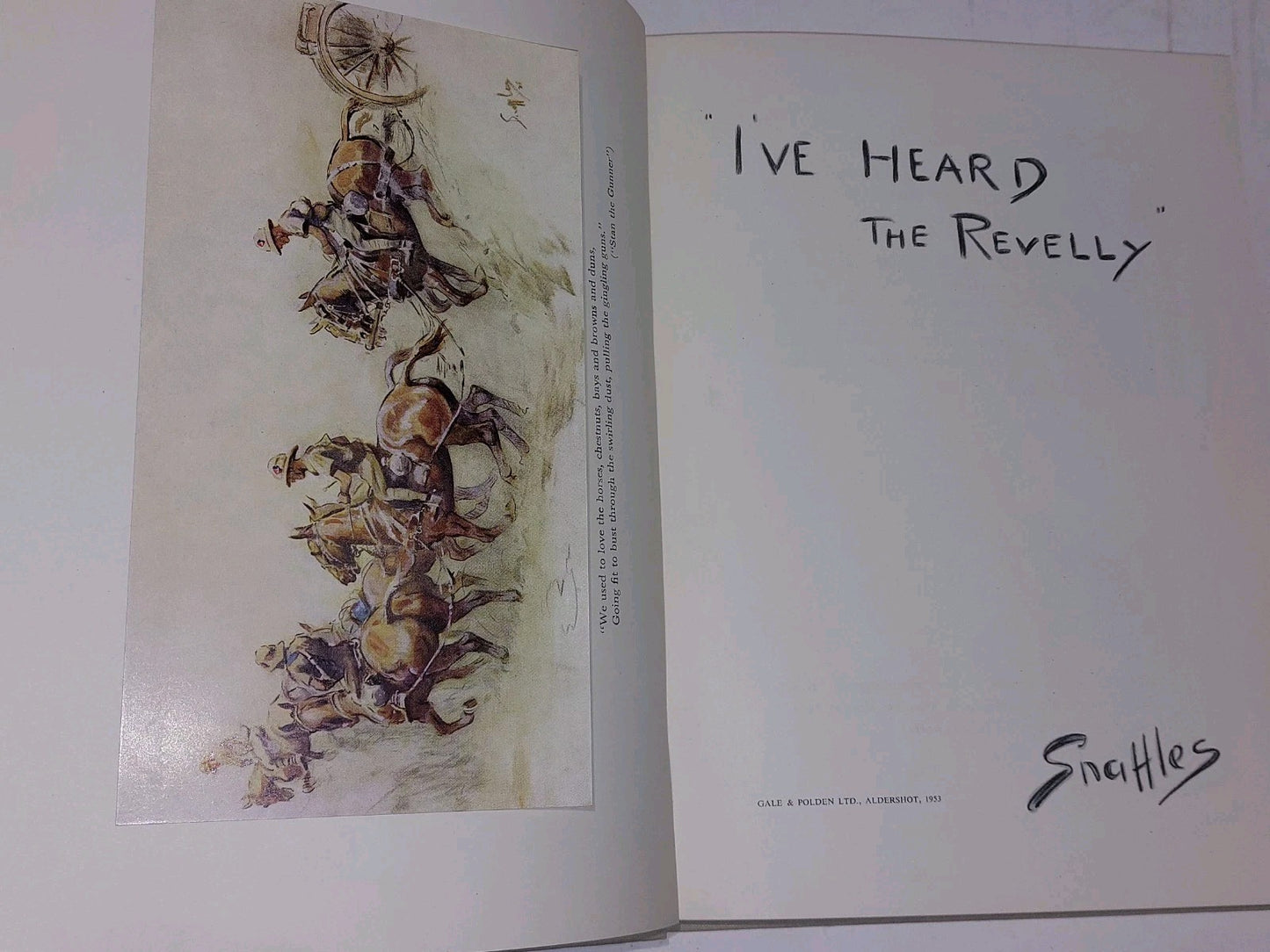 I've Heard The Revelly Horse Hunting Book Snaffles (1953)3