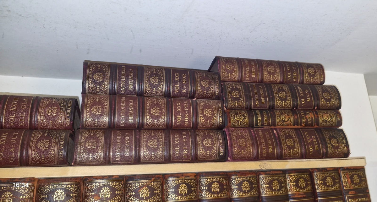 Encyclopedia Britannica Ninth Edition & Tenth Edition Plus Maps & Indexes9