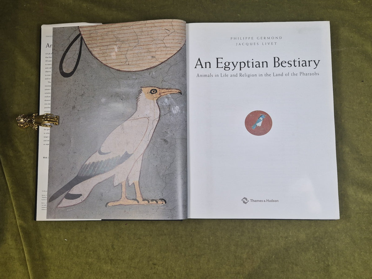 An Egyptian Bestiary by Phillipe Germont 2001 Thames & Hudson HB DJ3